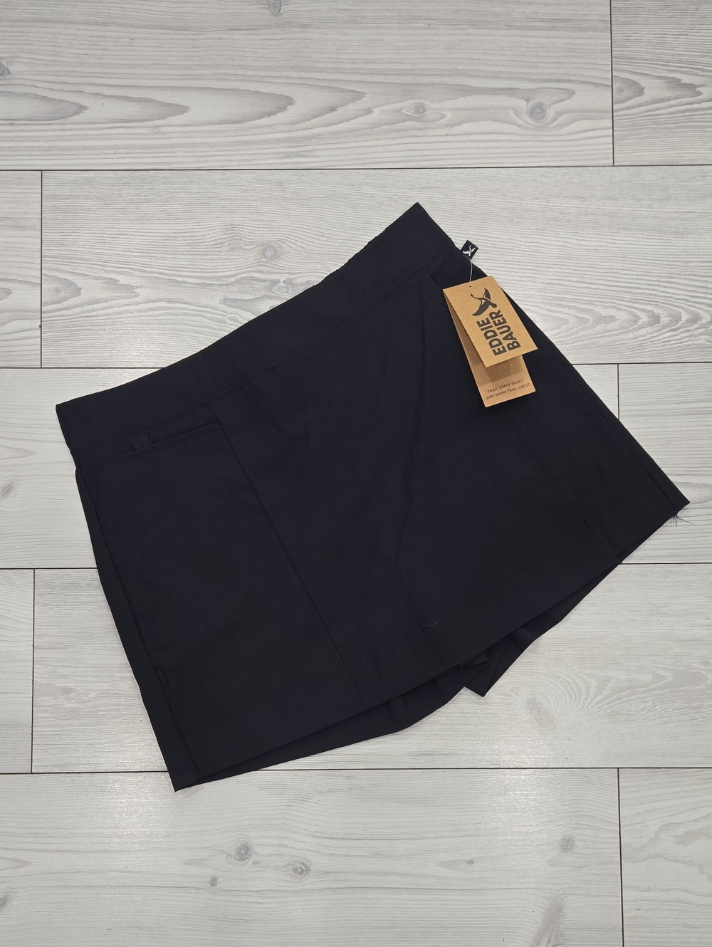 Eddie Bauer Black Athletic Skort with Built-in Shorts